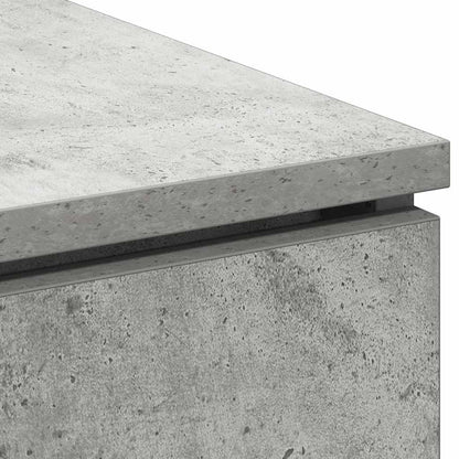TV-Schränk 100 x 38 x 49 cm Beton Grau Holzwerkstoff