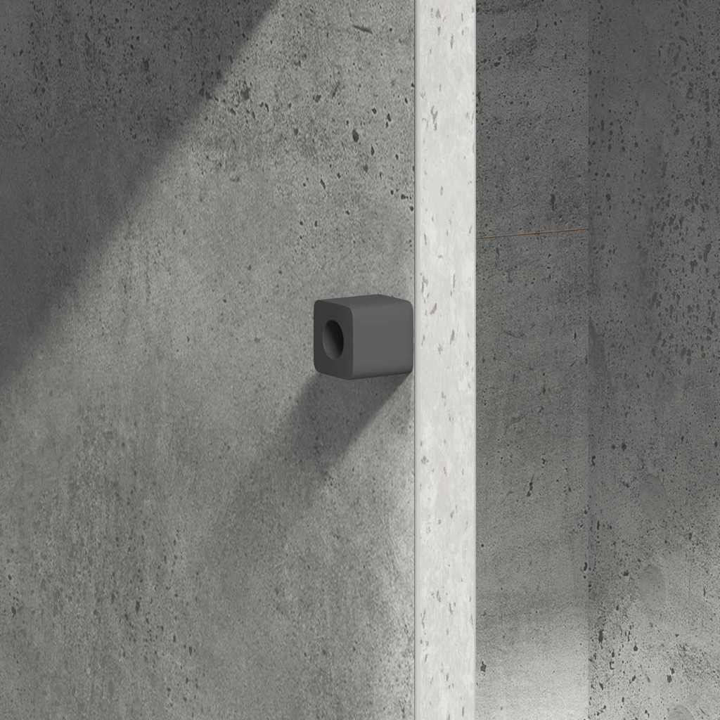 TV-Schränk 100 x 38 x 49 cm Beton Grau Holzwerkstoff