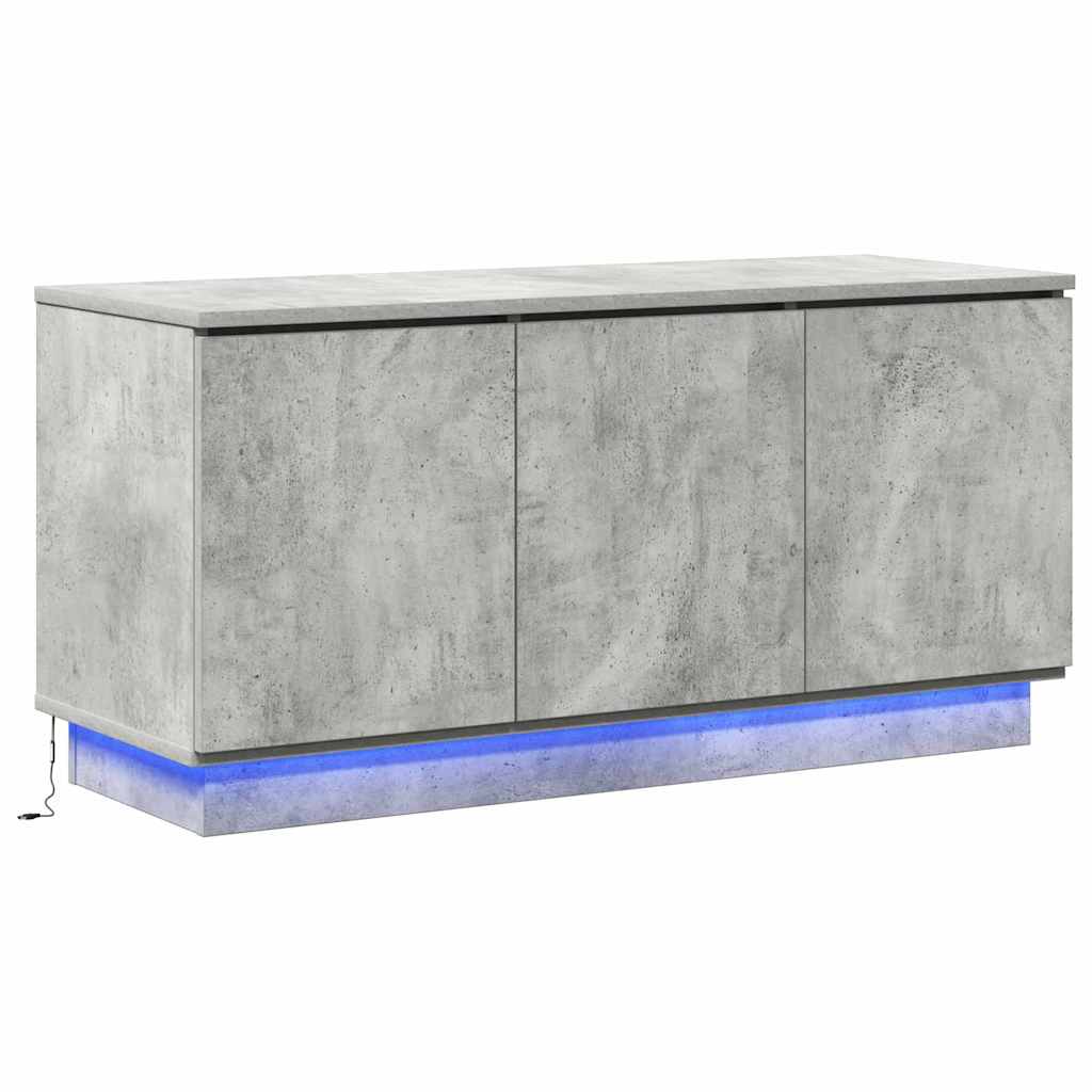 TV-Schränk 100 x 38 x 49 cm Beton Grau Holzwerkstoff