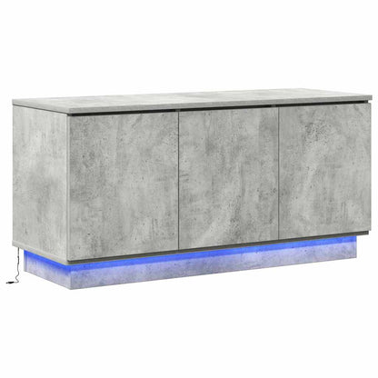 TV-Schränk 100 x 38 x 49 cm Beton Grau Holzwerkstoff