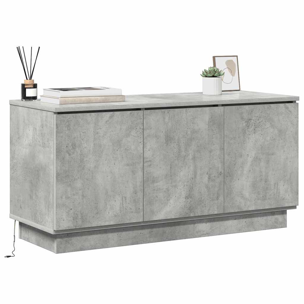 TV-Schränk 100 x 38 x 49 cm Beton Grau Holzwerkstoff