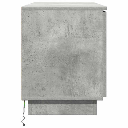 TV-Schränk 100 x 38 x 49 cm Beton Grau Holzwerkstoff