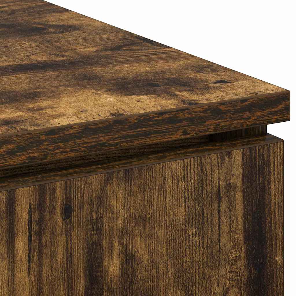 TV-Schränk 100 x 38 x 49 cm Geräucherte Eiche Holzwerkstoff