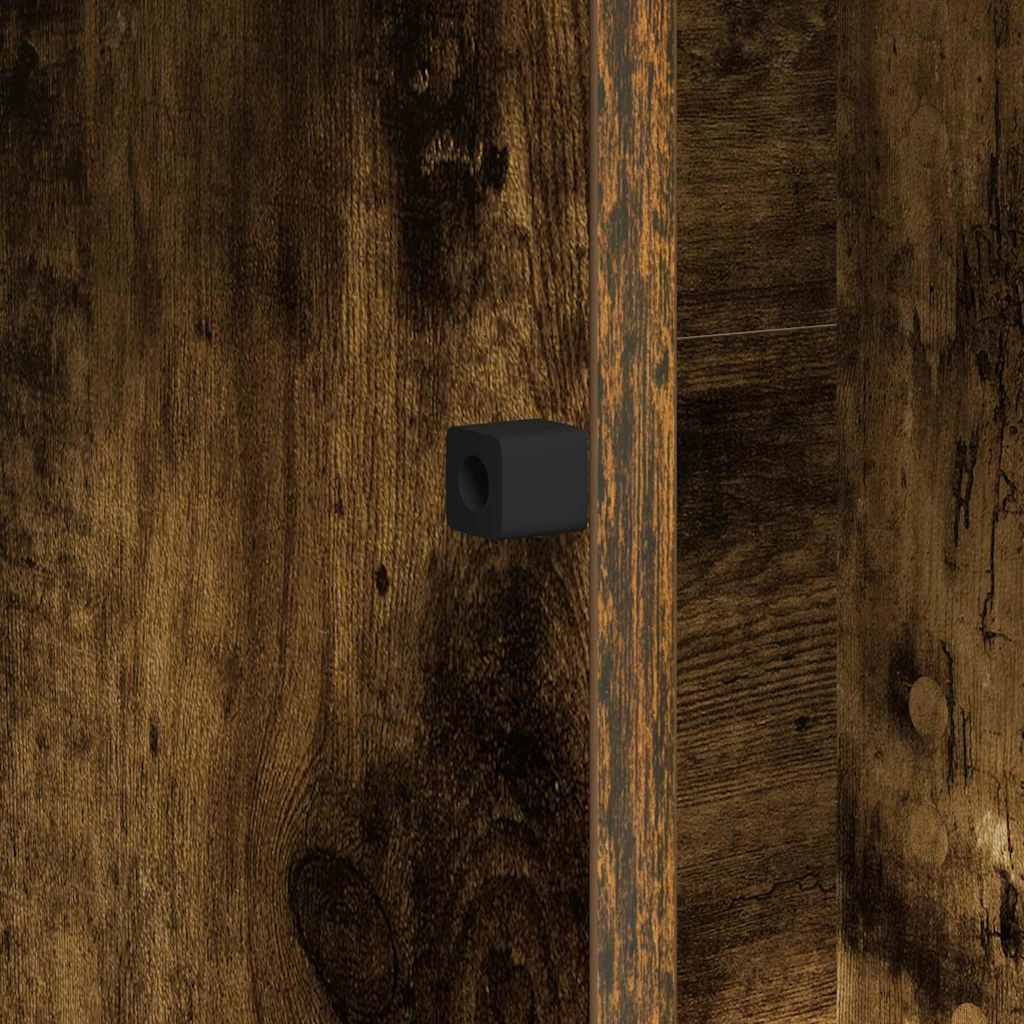 TV-Schränk 100 x 38 x 49 cm Geräucherte Eiche Holzwerkstoff