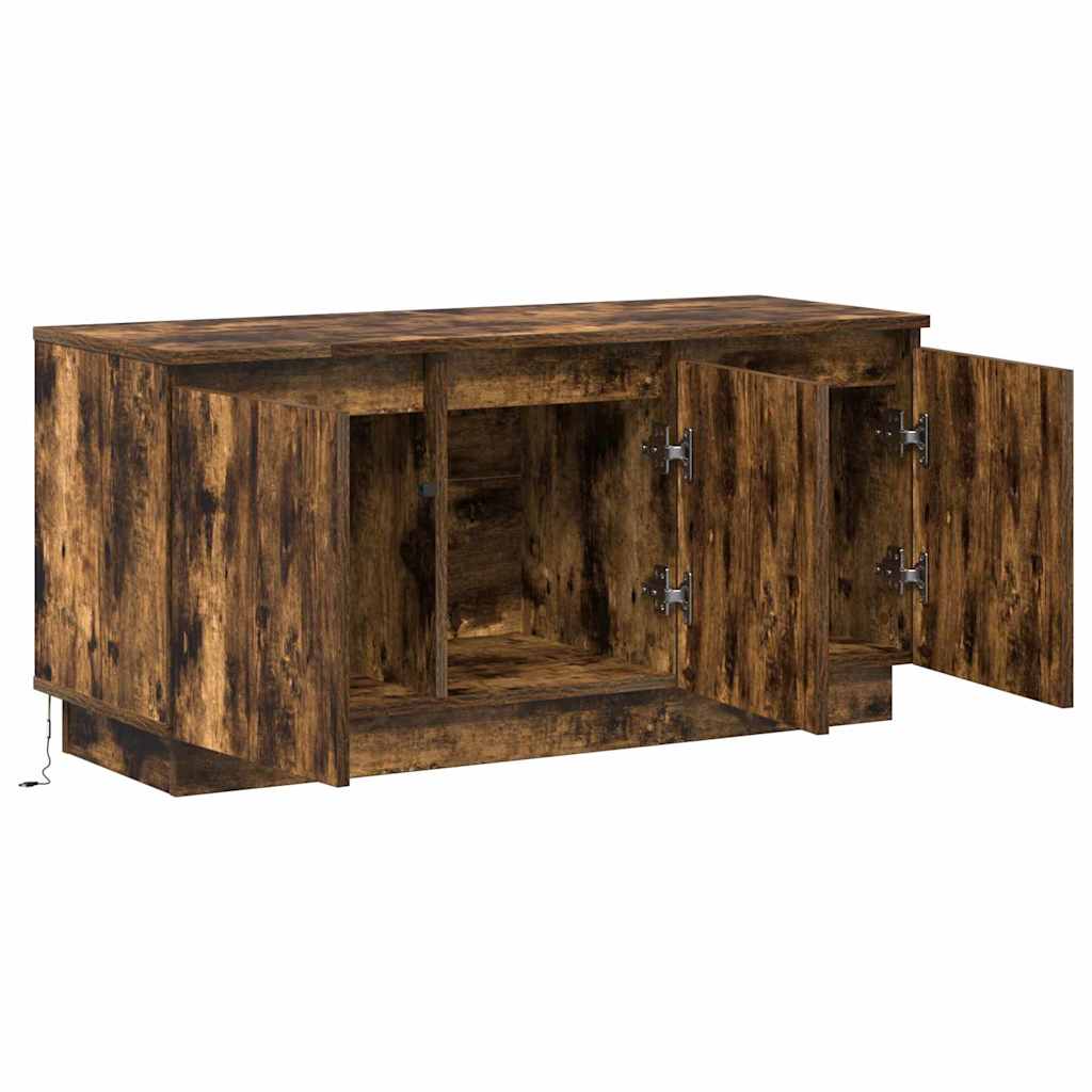 TV-Schränk 100 x 38 x 49 cm Geräucherte Eiche Holzwerkstoff