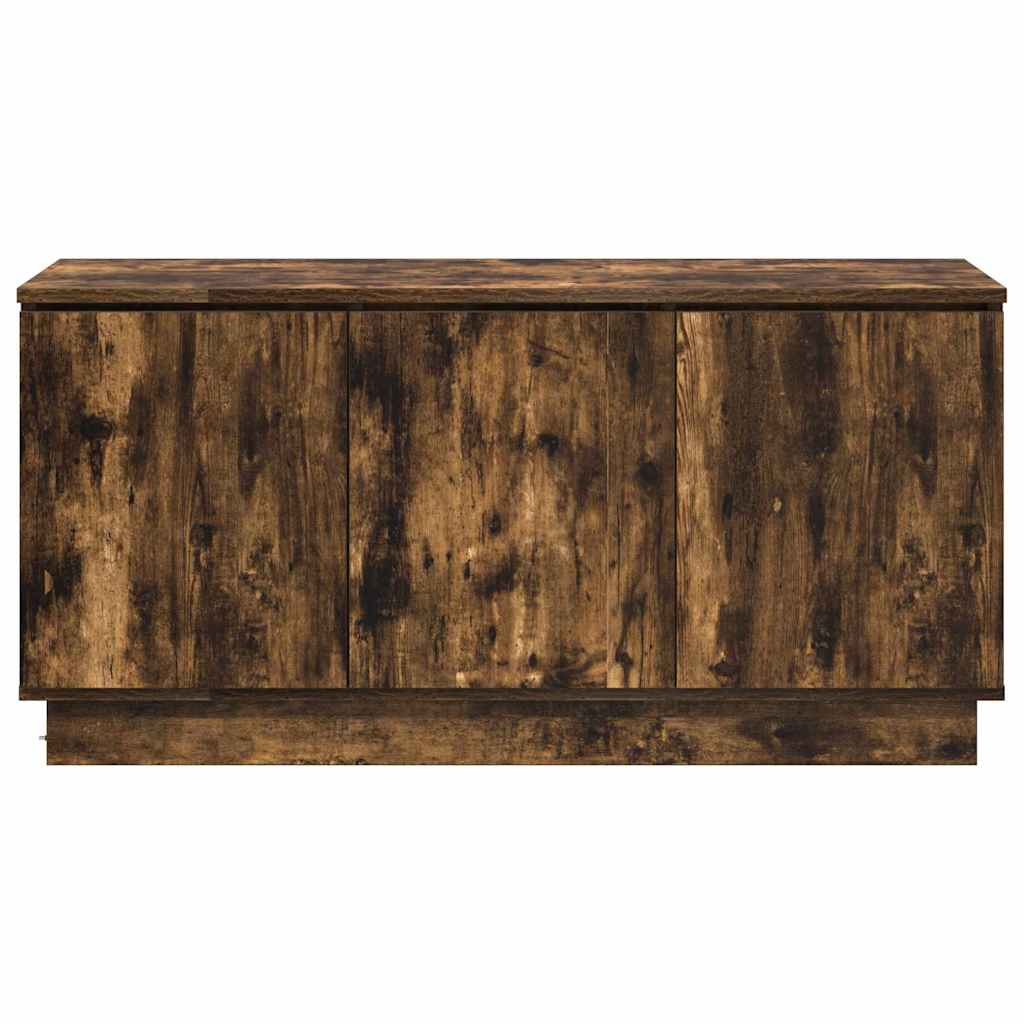 TV-Schränk 100 x 38 x 49 cm Geräucherte Eiche Holzwerkstoff