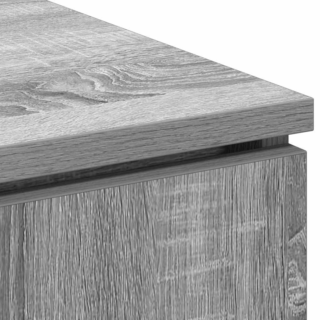 TV-Schränk 100 x 38 x 49 cm Graues Sonoma Holzwerkstoff