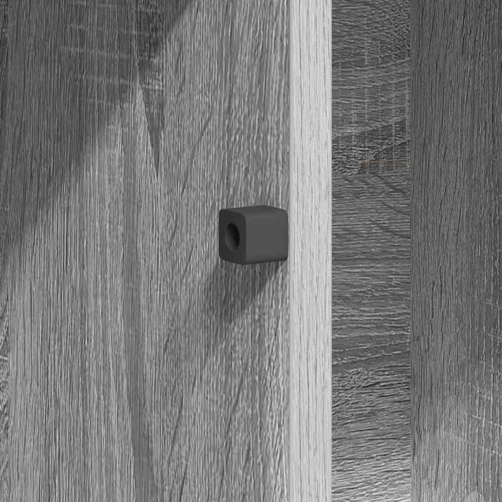 TV-Schränk 100 x 38 x 49 cm Graues Sonoma Holzwerkstoff