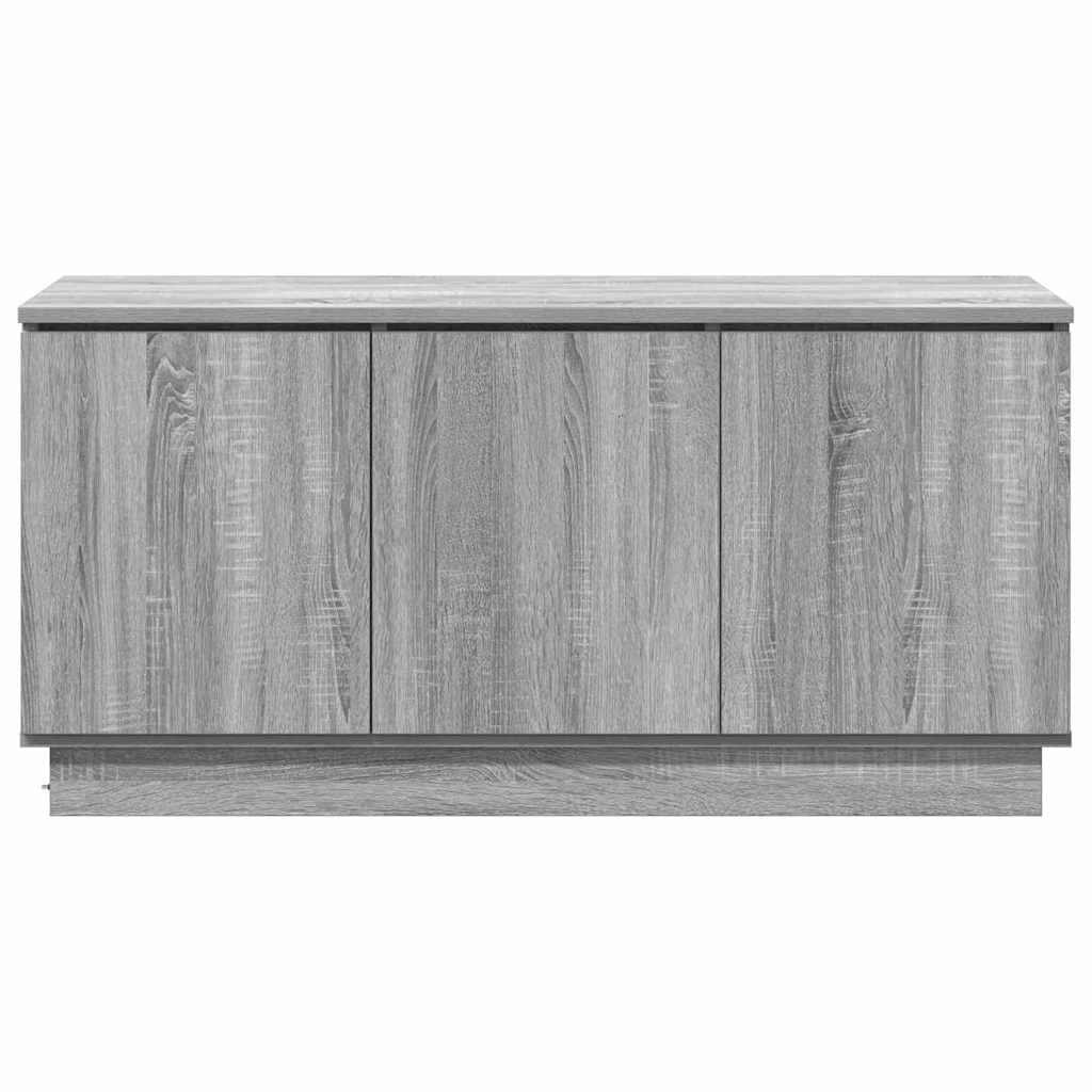 TV-Schränk 100 x 38 x 49 cm Graues Sonoma Holzwerkstoff