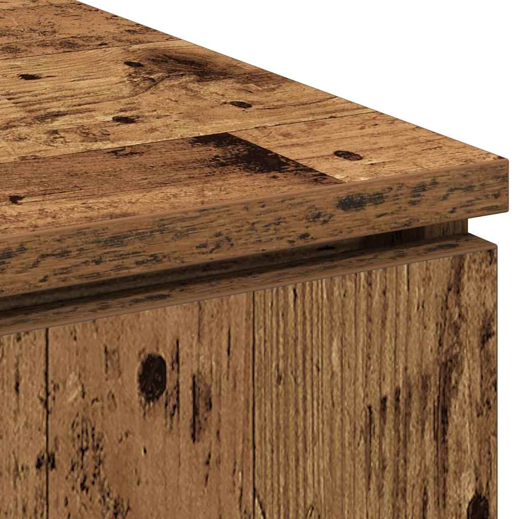 TV-Schränk 100 x 38 x 49 cm Altholz Holzwerkstoff