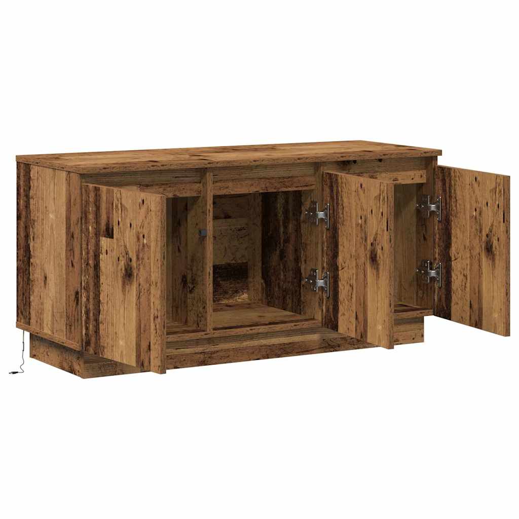 TV-Schränk 100 x 38 x 49 cm Altholz Holzwerkstoff