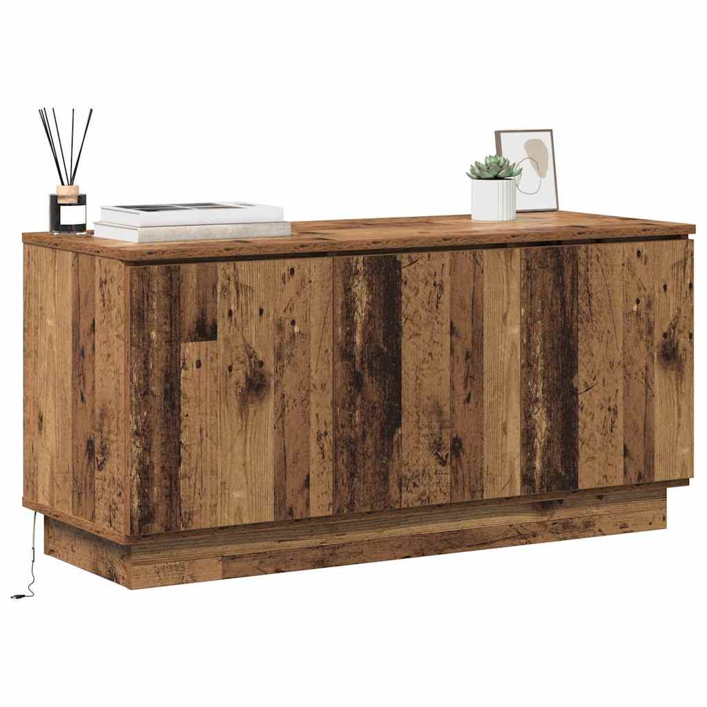 TV-Schränk 100 x 38 x 49 cm Altholz Holzwerkstoff