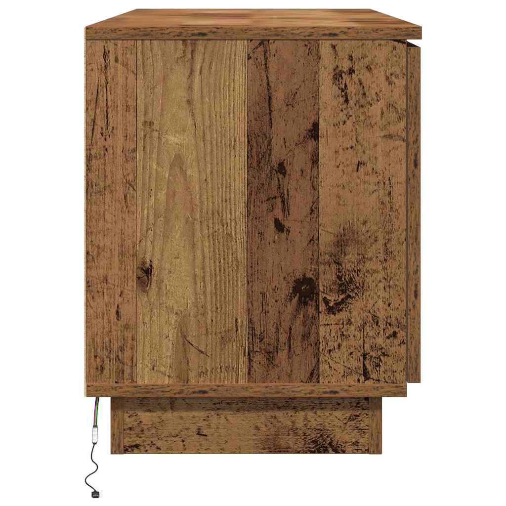 TV-Schränk 100 x 38 x 49 cm Altholz Holzwerkstoff