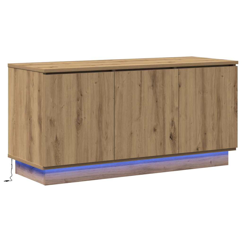 TV-Schränk 100 x 38 x 49 cm Artisan-Eiche Holzwerkstoff