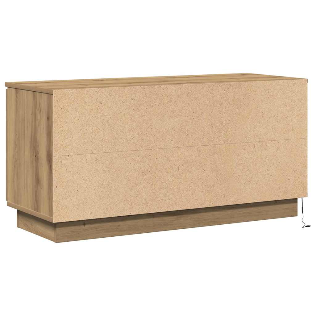 TV-Schränk 100 x 38 x 49 cm Artisan-Eiche Holzwerkstoff