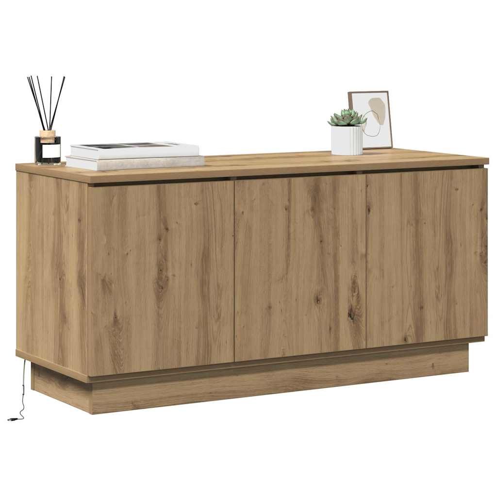 TV-Schränk 100 x 38 x 49 cm Artisan-Eiche Holzwerkstoff