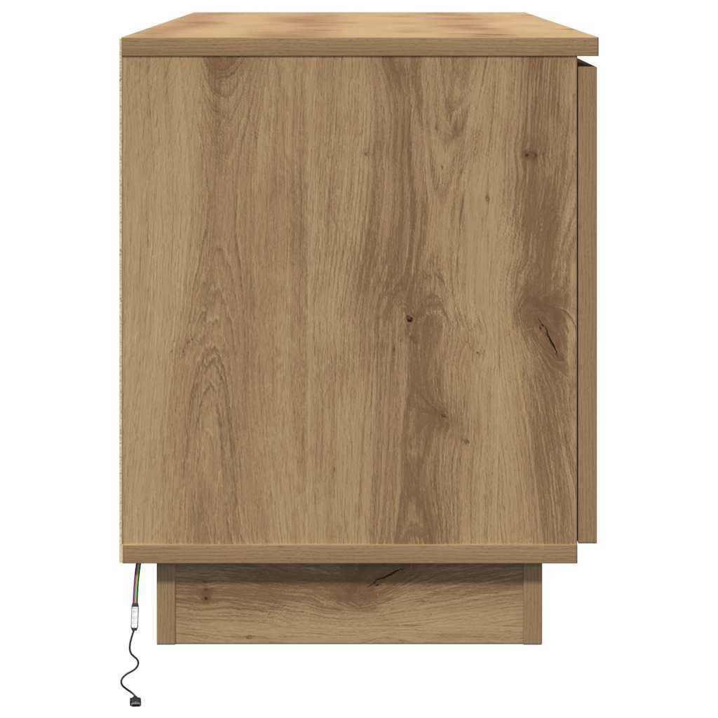 TV-Schränk 100 x 38 x 49 cm Artisan-Eiche Holzwerkstoff