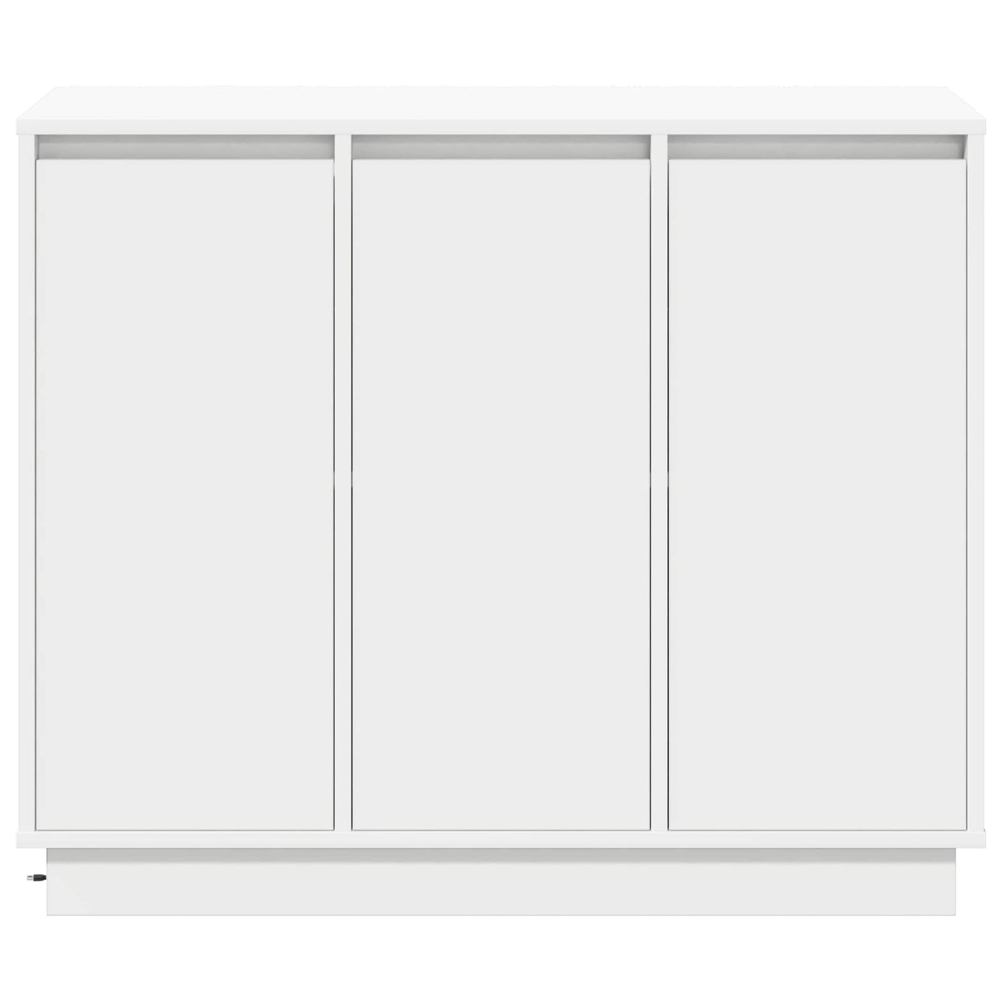 LED-Sideboard Weiß 90 x 32 x 75 cm Holzwerkstoff