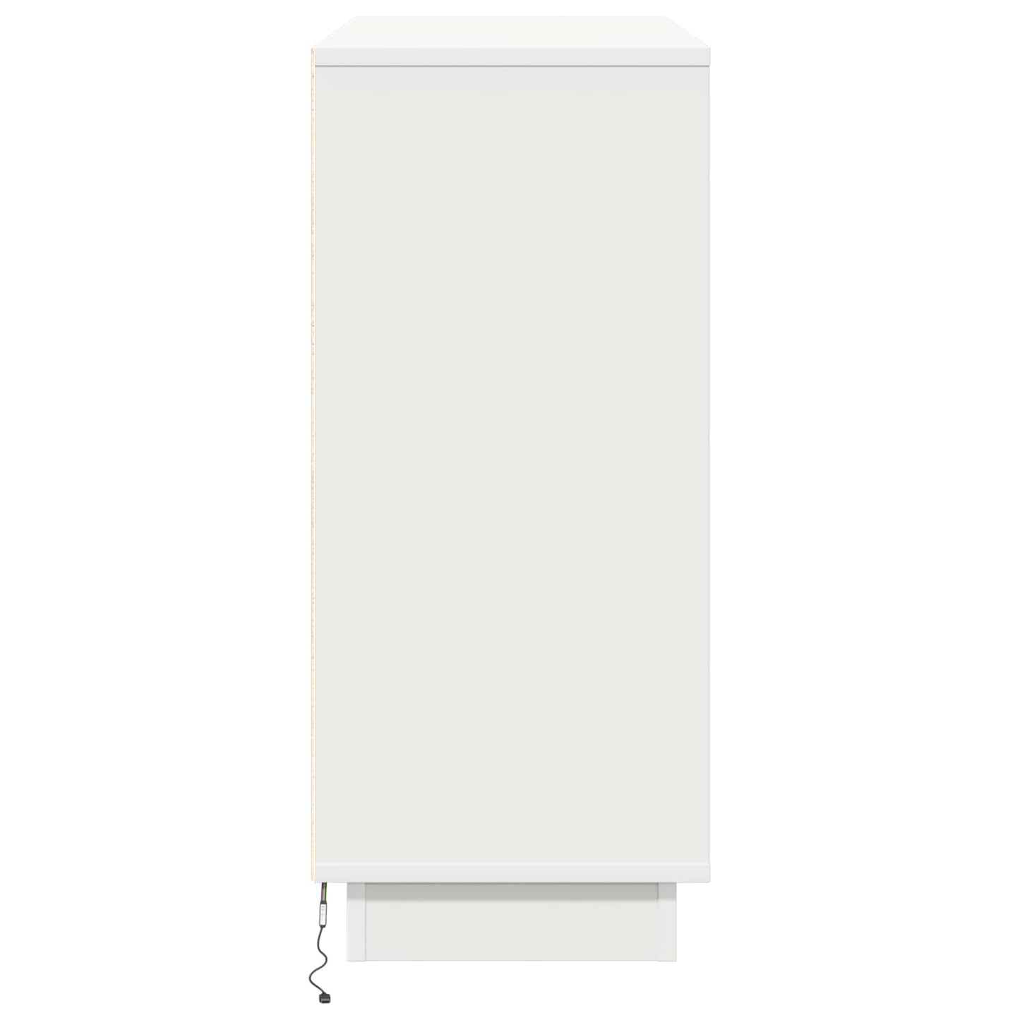 LED-Sideboard Weiß 90 x 32 x 75 cm Holzwerkstoff
