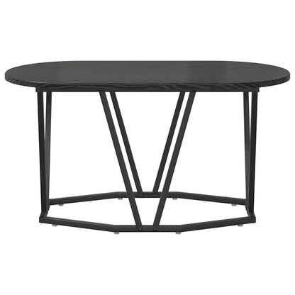 Couchtisch Schwarz Eichen-Optik 80 x 40 x 40.5 cm
