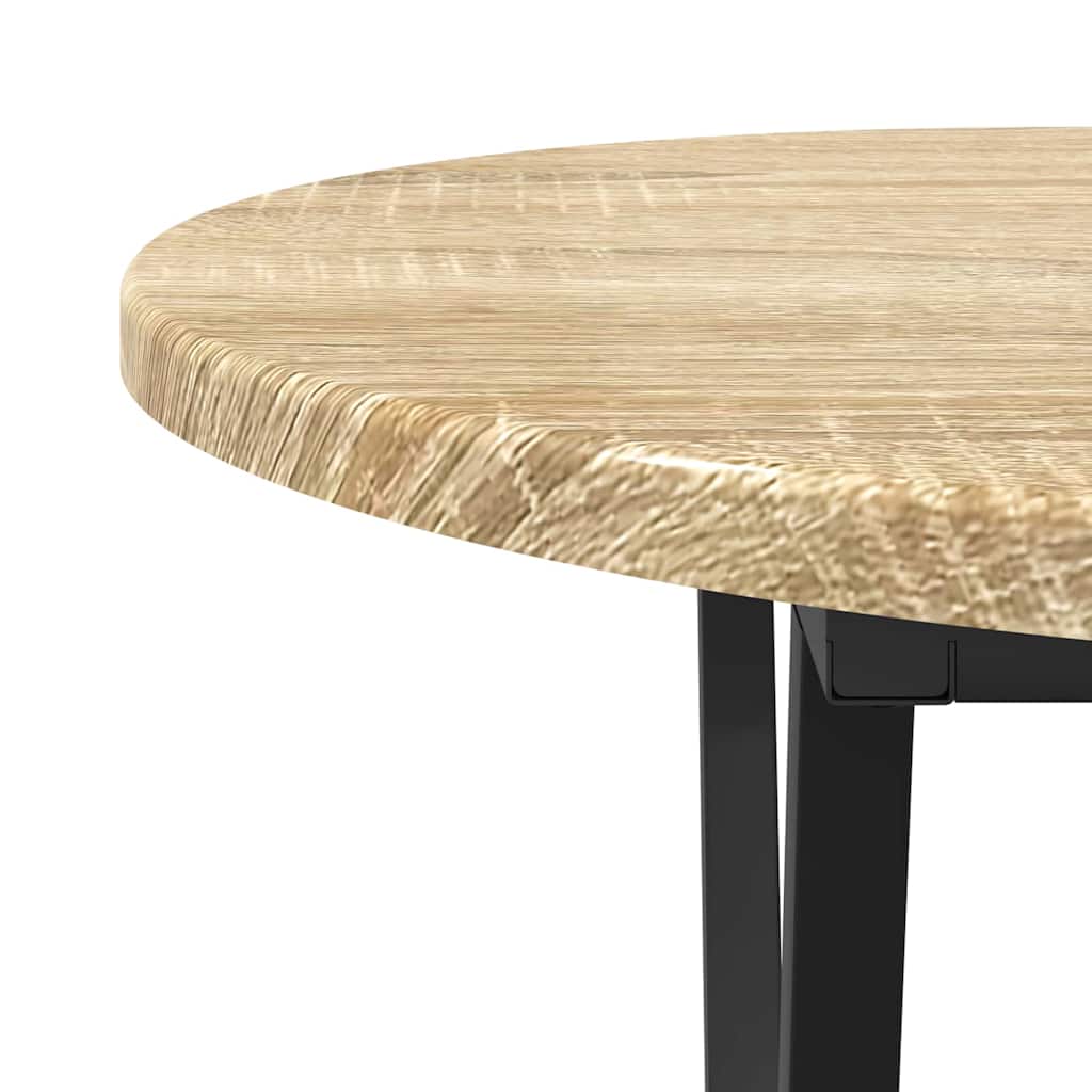 Couchtisch Sonoma-Eiche 80 x 40 x 40.5 cm Sperrholz und Metall