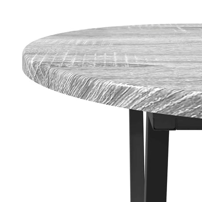 Couchtisch Grau 80 x 40 x 40.5 cm Sperrholz und Metall