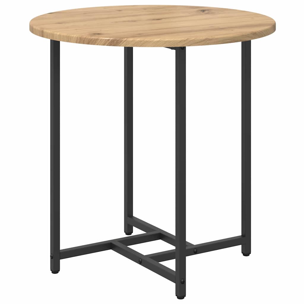 Beistelltisch-Set 2 Stk. Artisan Eiche und Schwarz