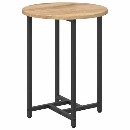 Beistelltisch-Set 2 Stk. Artisan Eiche und Schwarz