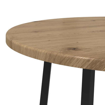 Beistelltisch-Set 2 Stk. Artisan Eiche und Schwarz