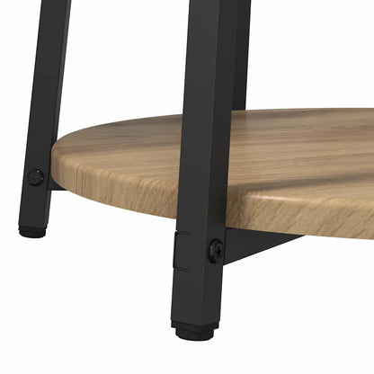 Beistelltisch-Set 2 Stk. Artisan Eiche und Schwarz