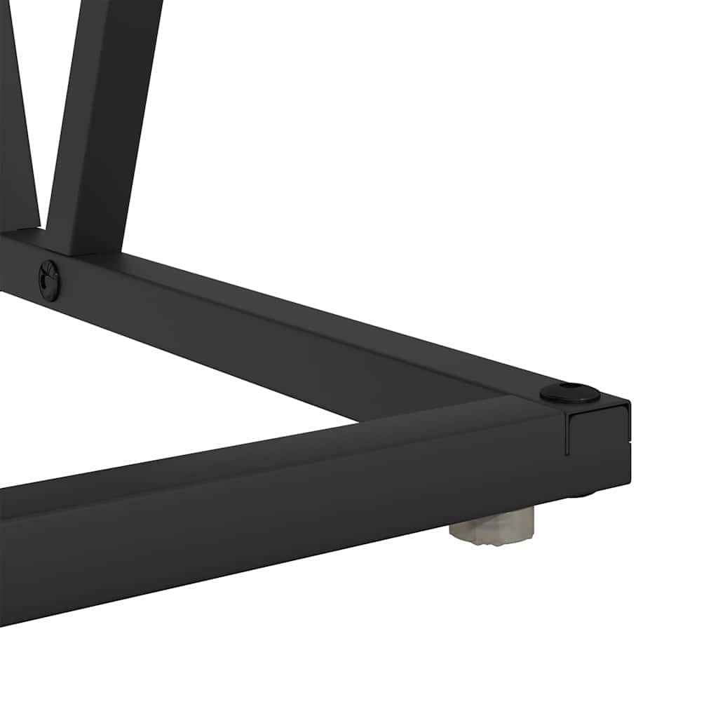 Couchtisch Sonoma-Eiche 100 x 50 x 40 cm Sperrholz und Metall