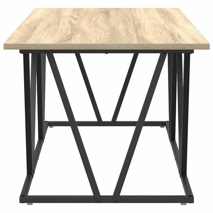 Couchtisch Sonoma-Eiche 100 x 50 x 40 cm Sperrholz und Metall