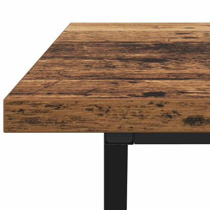 Couchtisch Altholz 100 x 50 x 40 cm Sperrholz und Metall
