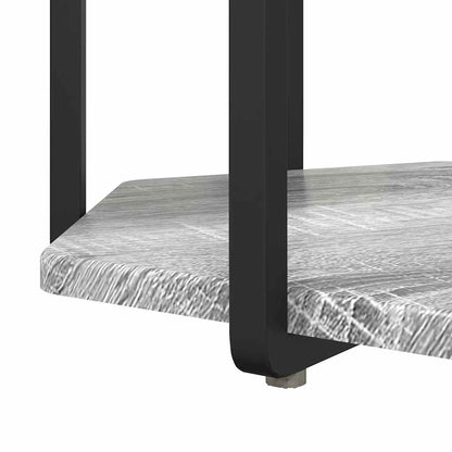 Beistelltisch-Set 2 stk. Grau 50 x 50 x 50,5 cm