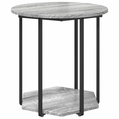 Beistelltisch-Set 2 stk. Grau 50 x 50 x 50,5 cm