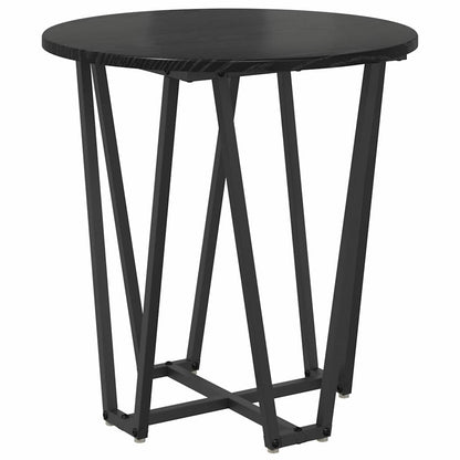 Beistelltisch-Set 2 stk. Schwarz Eichen-Optik 50 x 50 x 50,5 cm