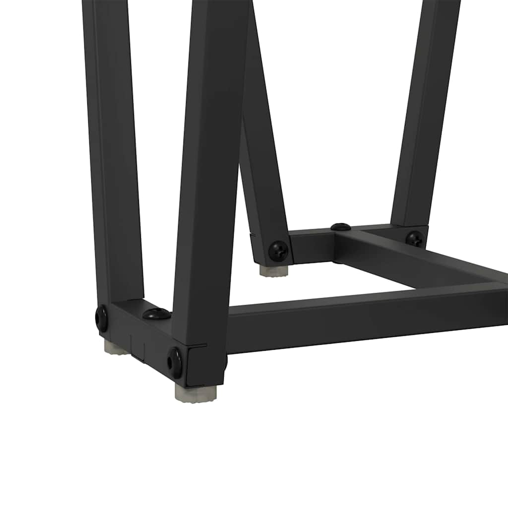 Beistelltisch-Set 2 Stk. Artisan Eiche und Schwarz