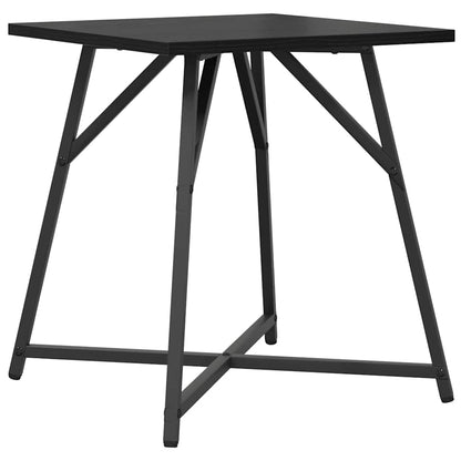 Beistelltisch-Set 2 stk. Schwarz Eichen-Optik 50 x 50 x 50 cm