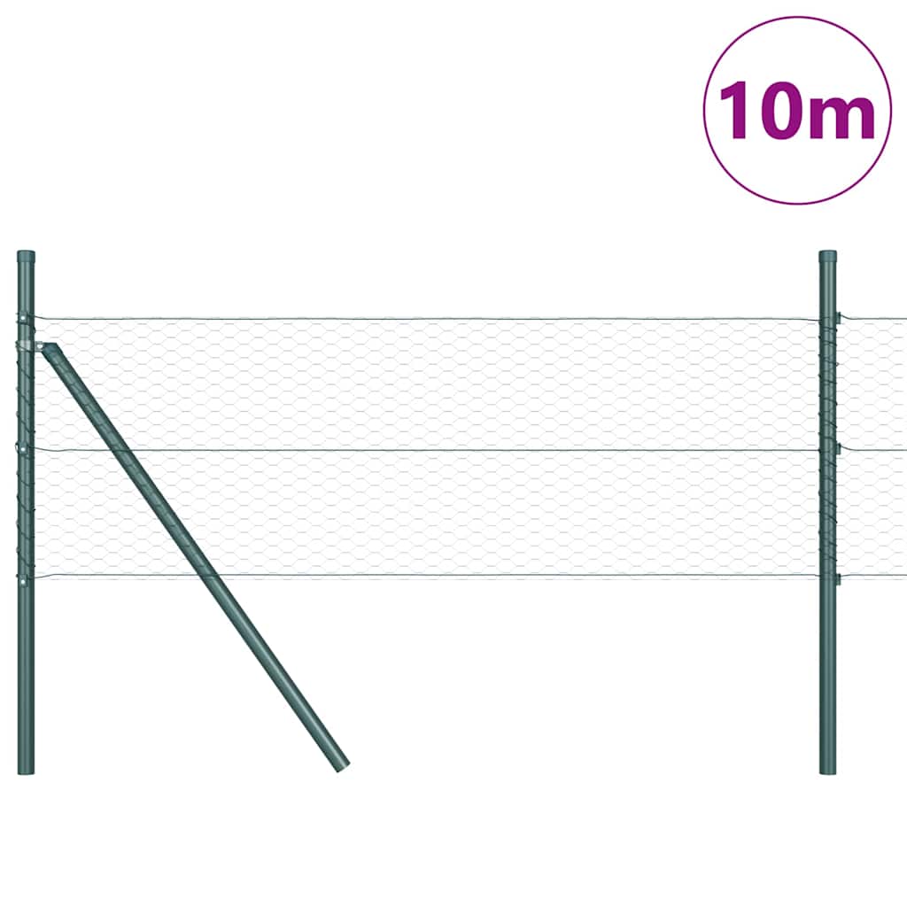 Ground Fix Geschweißter Drahtzaun 10 x 0,5 m (B x H)
