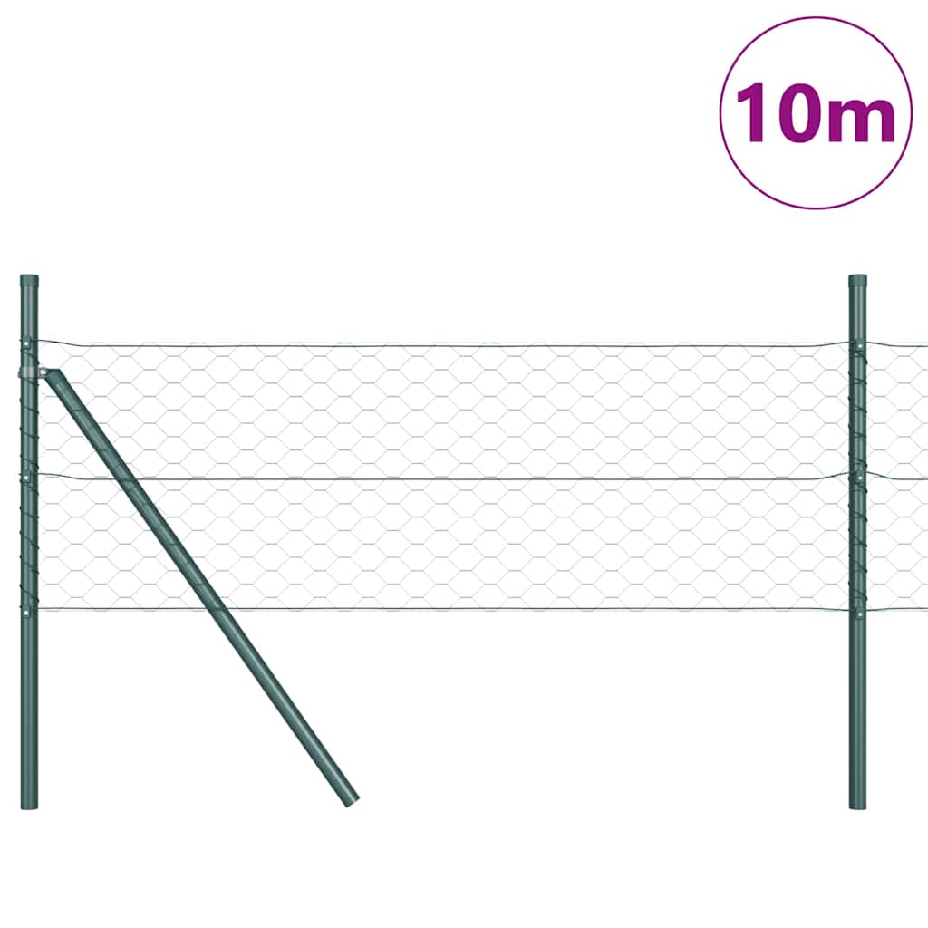 Ground Fix Geschweißter Drahtzaun 10 x 0,5 m (B x H)