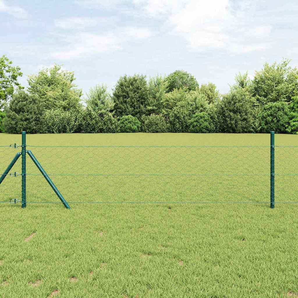 Ground Fix Geschweißter Drahtzaun 10 x 0,8 m (B x H)
