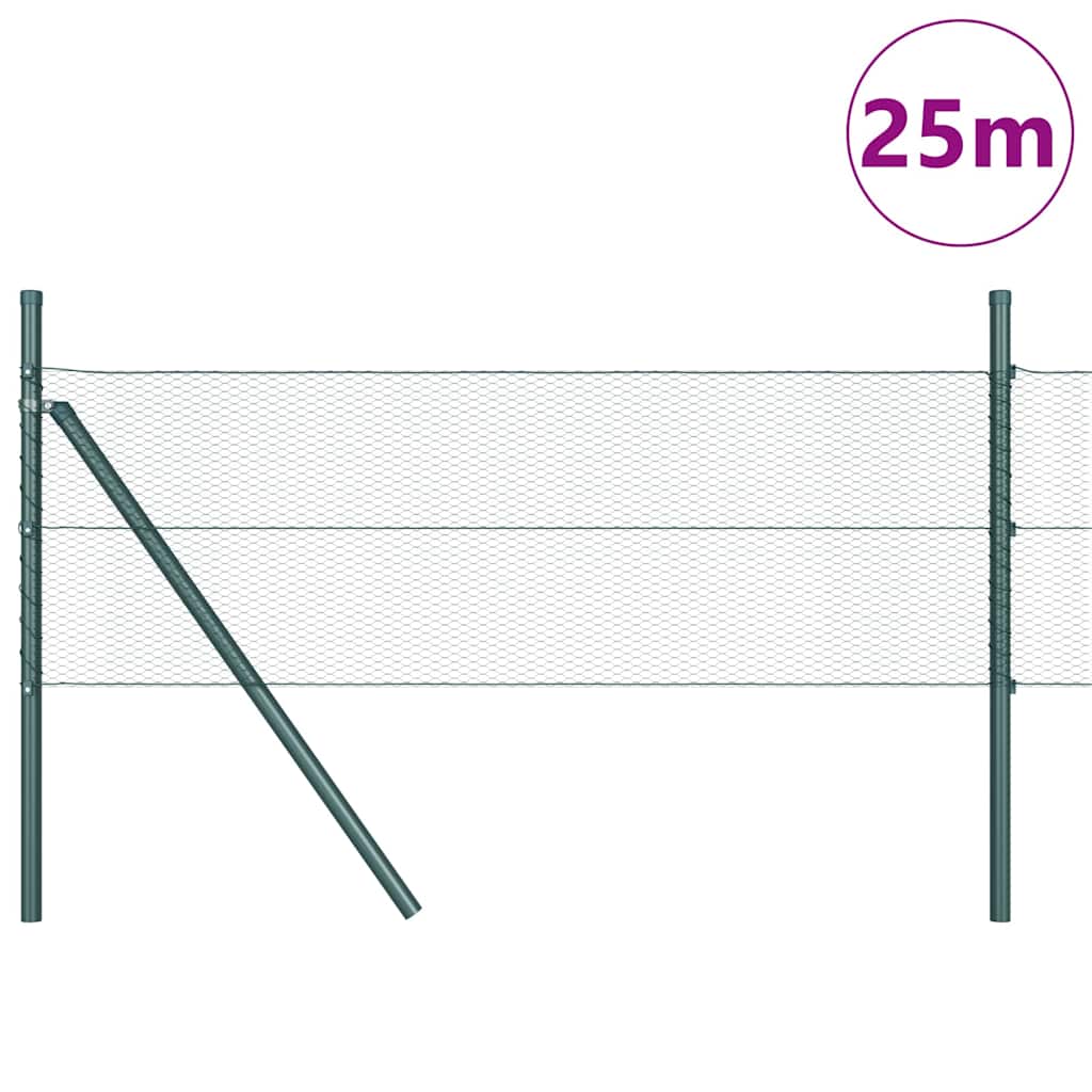 Ground Fix Geschweißter Drahtzaun 25 x 0,4 m (B x H)