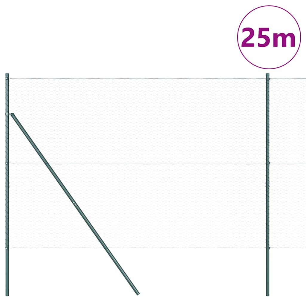 Ground Fix Geschweißter Drahtzaun 25 x 1,6 m (B x H)