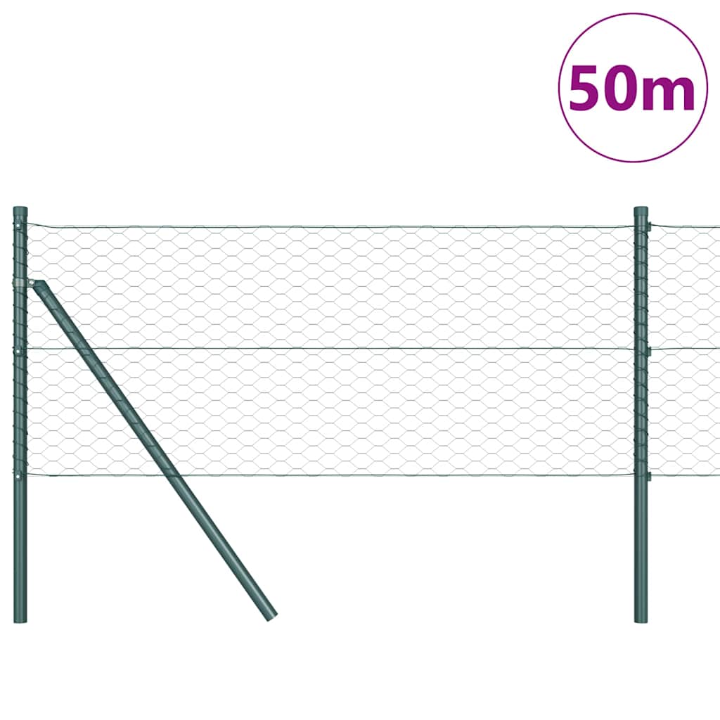 Ground Fix Geschweißter Drahtzaun 50 x 0,6 m (B x H)