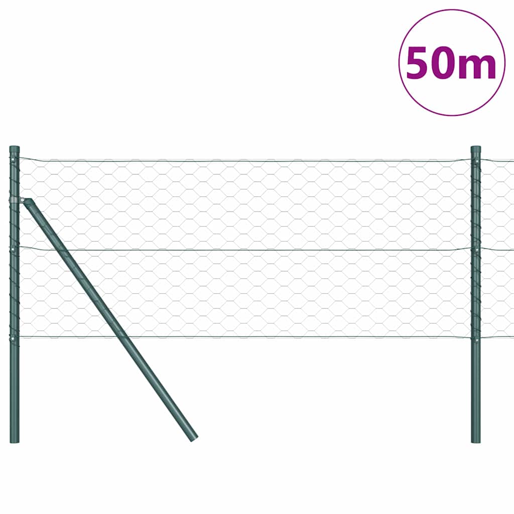 Ground Fix Geschweißter Drahtzaun 50 x 0,6 m (B x H)