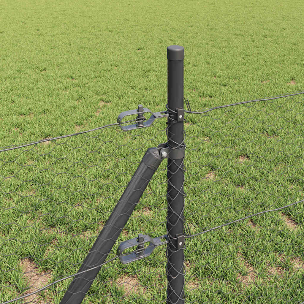 Ground Fix Geschweißter Drahtzaun 10 x 0,4 m (B x H)