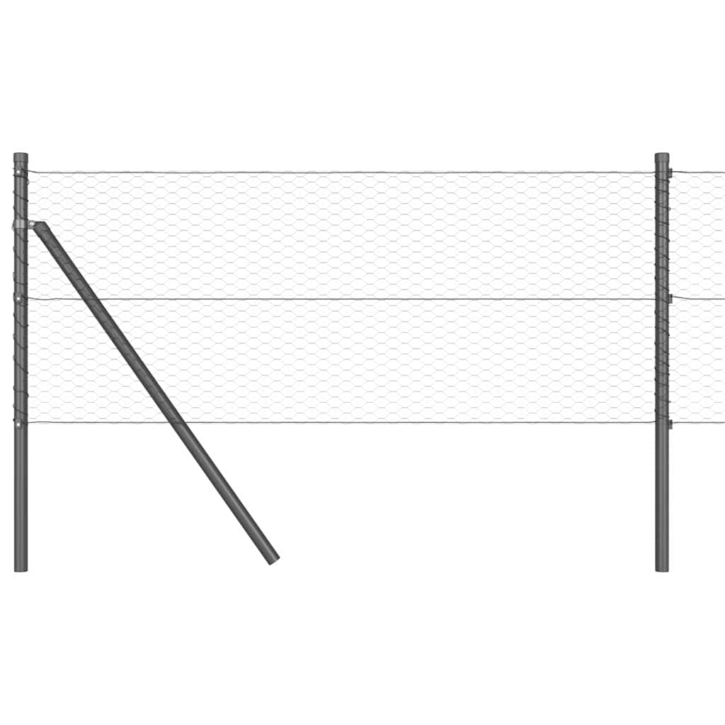 Ground Fix Geschweißter Drahtzaun 10 x 0,6 m (B x H)