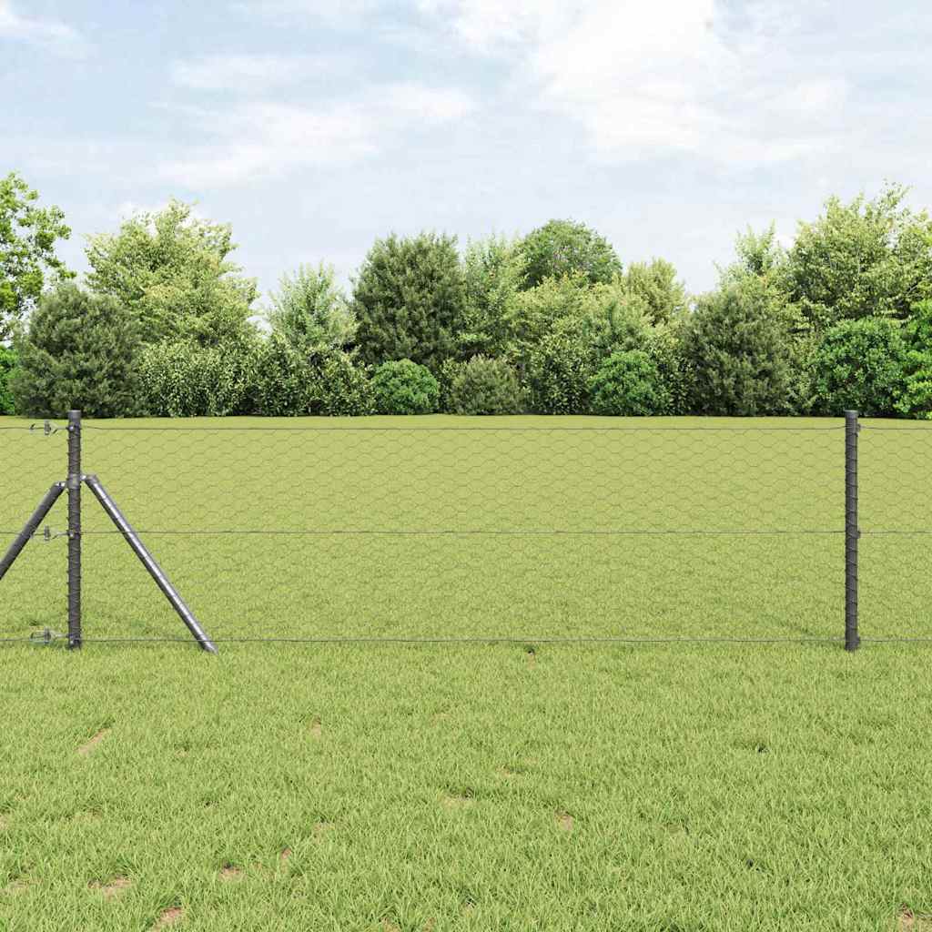 Ground Fix Geschweißter Drahtzaun 10 x 0,6 m (B x H)
