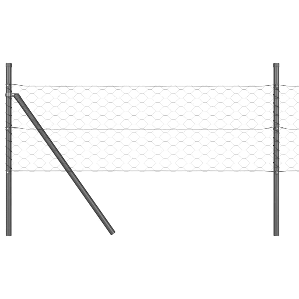 Ground Fix Geschweißter Drahtzaun 25 x 0,4 m (B x H)