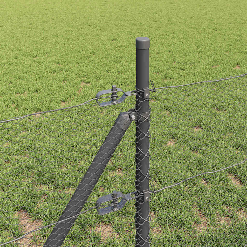 Ground Fix Geschweißter Drahtzaun 25 x 0,6 m (B x H)